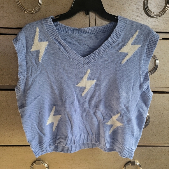 Baby Blue Sweater Vest